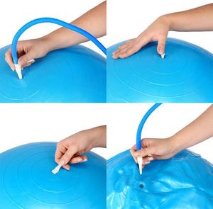 HMS Piłka do ćwiczeń YB01 65cm różowa 5