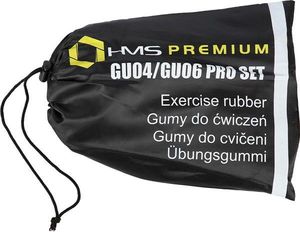 HMS Powerband GU04/06 Pro Set różne poziomy oporu w zestawie wielokolorowy 6 szt. 9