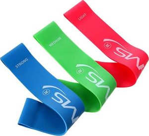 HMS Mini Band Set GU04 Slim różne poziomy oporu w zestawie wielokolorowy 3 szt. 7