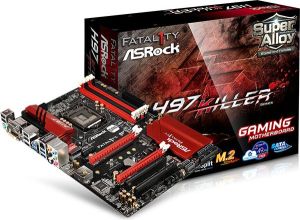 Płyta główna ASRock H97 KILLER H97 LGA1150 (PCX/DZW/GLAN/SATA3/USB3/RAID/DDR3/CROSSFIRE) (H97 KILLER) 1