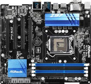 Płyta główna ASRock Z97M PRO4 Z97 LGA1150 (PCX/DZW/GLAN/SATA3/USB3/RAID/DDR3/CROSSFIRE) mATX (Z97M PRO4) 2