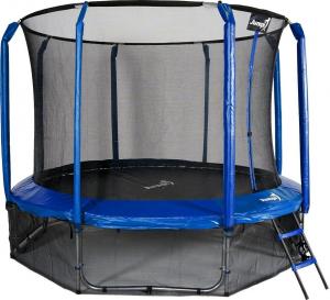 Trampolina ogrodowa Jumpi ogrodowa Maxy Comfort z siatką wewnętrzną 12.5 FT 374 cm niebieska 2