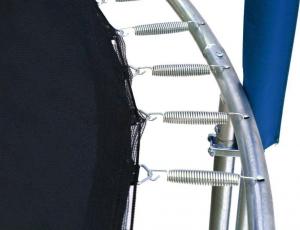Trampolina ogrodowa Jumpi ogrodowa Maxy Comfort z siatką wewnętrzną 12.5 FT 374 cm niebieska 5
