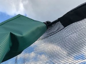 Trampolina ogrodowa Jumpi ogrodowa Maxy Comfort z siatką wewnętrzną 12.5 FT 374 cm zielona 6