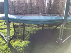 Trampolina ogrodowa Jumpi ogrodowa Maxy Comfort z siatką wewnętrzną 12.5 FT 374 cm zielona 7