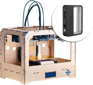 Drukarka 3D Sygnis z obudową i skanerem 3D Sense 2