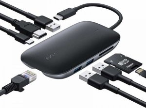Stacja/replikator Aukey USB-C (CB-C71) 2