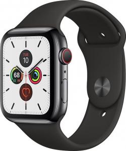 Smartwatch Apple Watch Series 5 GPS+Cellular 44mm Black Steel Czarny  (MWWK2WB/A) 1