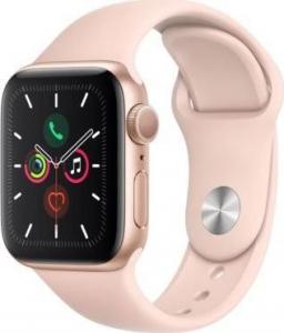 Smartwatch Apple Watch 5 GPS 40mm Gold Alu Różowy  (MWV72WB/A) 1