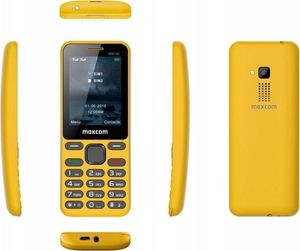 Telefon komórkowy Maxcom MM139 Dual SIM Żółty 4