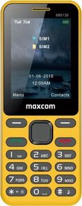 Telefon komórkowy Maxcom MM139 Dual SIM Żółty 1