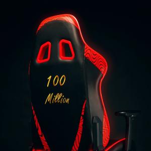 Fotel Clutch Chairz Throttle Series “PewDiePie” LED 100M Edition (THPDP-LED) 6