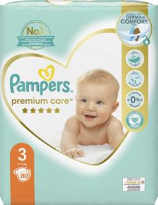 Pampers Pieluszki Premium Care 3, 5-9 kg, 80 szt. 5