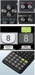 Kalkulator Casio czarny(FX-82ESPLUS-2-SETD) 2