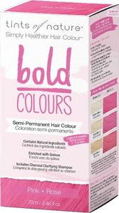 Tints of Nature Półtrwała farba do włosów Tints of Nature BOLD Colours - Różowa 1