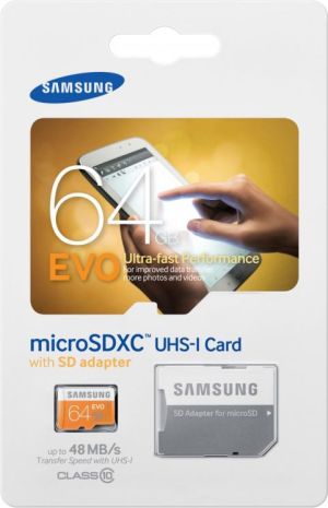 Karta Samsung MicroSDXC 64 GB Class 10  (MB-MP64DA/EU) 2