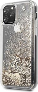 Guess Guess Hard Case do iPhone 11 Pro złoty/Glitter Hearts 2