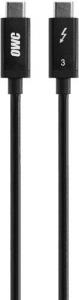 Kabel USB OWC USB-C - USB-C 2 m Czarny (OWCCBLT3AC2.0BP) 2