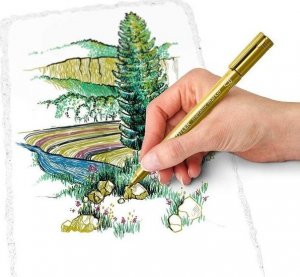 Staedtler Marker pemanentny złoty metaliczny (8323-11) 3
