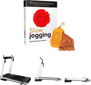 Bieżnia HMS White Bieżnia BE14 + Książka Slow Jogging + RC1206 Orange Ręcznik 14