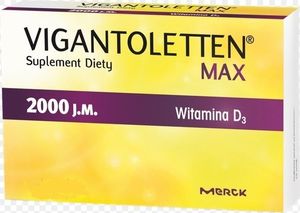 Merck Vigantoletten Max kaps. 2000j.m. 120kaps. 1