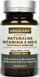 Singularis-Herbs Naturalna Witamina E-Tokoferole 60kaps 1