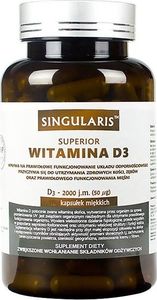 Singularis-Herbs WITAMINA D3SINGULARIS 2000j.m.60 KAPS. 1
