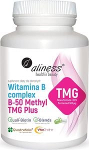 MEDICALINE Aliness, Wit.B50 Methyl TMG Plus, 100 kapsułek 1