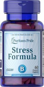 Puritans Pride Stress Formula B-complex plus Witamina C, 60 tabetek 1