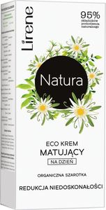 Lirene Krem do twarzy Natura Eco Organiczna szarotka matujący 50ml 1