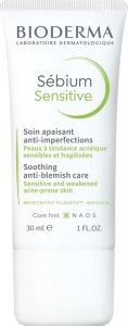Bioderma Krem do twarzy Sebium Sensitive łagodzący 30ml 1