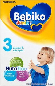 Nutricia Bebiko 3R Junior mleko modyfikowane dla dzieci powyżej 1 roku życia 350g 1