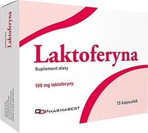 Pharmabest Laktoferyna, 0,1 g, 15 kapsułek 1