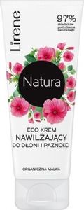Lirene Natura Eco Krem nawilżający do dłoni i paznokci organiczna malwa 75ml 1