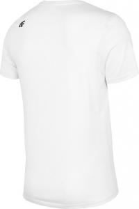 4f t-shirt męski NOSH4-TSM003 BIAŁY r.XL 2
