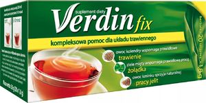 US Pharmacia Verdin fix, zioła do zaparzania, 20 saszetek 1