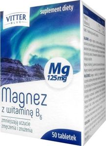 Diagnosis Magnez z witaminą B6VITTER BLUE tabl. 50t 1