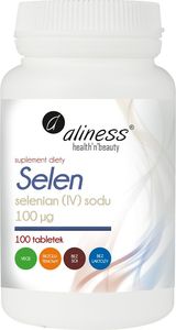 MEDICALINE Aliness, Selen, Selenian IV Sodu 100ug, 100 tabletek 1