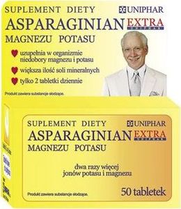 Unipharm Asparginian Magnezu Potasu 50 tabl. 1