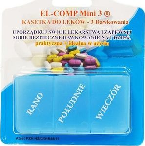 El-Comp Kaset. do dawk.leków dzienna KD3-A 1szt. 1