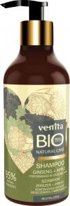 Venita Bio Natural Care Revitalizing Hair Shampoo szampon do włosów farbowanych i wymagających regeneracji Żeńszeń&Jabłko 400ml 1