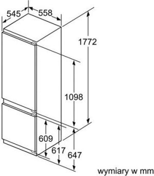 Lodówka Bosch KIS87KF31 2