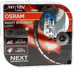 Osram OSRAM żarówka samochodowa H1 NIGHT BREAKER® LASER 12V 55W P14,5s (Duo-Box) 2