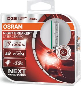 Osram Żarówka (Zestaw 2szt.) D3S 42V 35W PK32D-5 Night Breaker Laser 4300K (OSR66340 XNL-HCB) 1