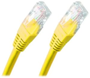 Lynx CS Patch kabel Cat6, UTP - 0,25m, žlutý 1