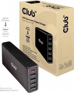 Ładowarka Club 3D CAC-1903EU 4x USB-A 1x USB-C 4.8 A (CAC-1903EU) 2