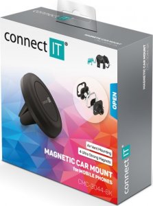 Connect IT CONNECT IT InCarz 4StrongFix univerzální magnetický držák do auta, 4 magnety, černý 6