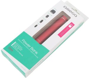 Powerbank Platinet POWER BANK 2600mAh 5V 1000mA Czerwona (OMPB26R) 3