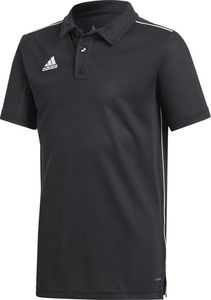 Adidas Koszulka dziecięca Core 18 Polo czarna r. 176 (CE9038) 1