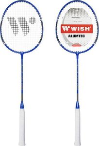 WISH ALUMTEC 5566 ZESTAW DO BADMINTONA CZERWONY+NIEBIESKI 4 SZT + LOTKI 3 SZT+SIATKA+LINIE WISH uniwersalny 2